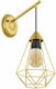 Eglo Tarbes Vintage Wall Lamp with Socket E27 Gold Width 15.5cm