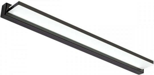 Spot Light Modern Leuchte Wand mit Integrierter LED und Neutralweißes Licht Schwarz 62x7x4.5cm