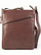 Leder Herren Schulter / Crossbody Braun Tasche