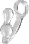 ToyJoy Power Plug & Penis Ring Cock Ring Schwanz mit Analplug Transparent