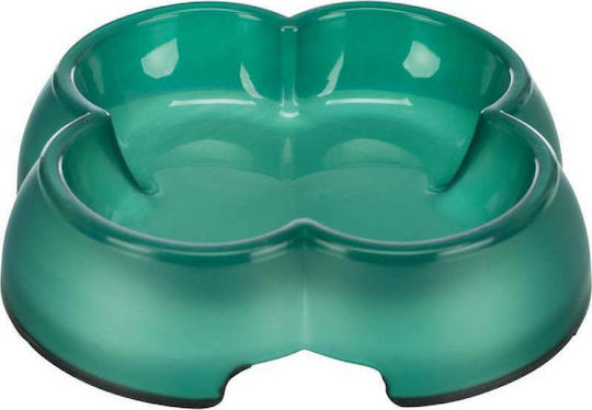 Trixie Napf Plastic Bowl Food & Water for Cat 250ml 12cm in Green Color 24430