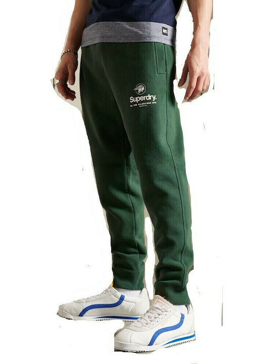 Ac Ringer Sweatpants with Elastic Green