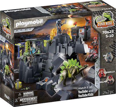 Playmobil Dino Rise Dino Rock pentru 5-10 ani