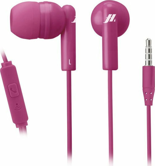 SBS Tune In-ear Handsfree με Βύσμα 3.5mm Ροζ