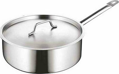 6162052480 Stainless Sauce Pan Capacity 2.8lt with Diameter 22cm and Height 7.5cm.