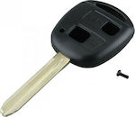 Silca Car Key Shell with Blade with 2 Buttons for Toyota με Λεπίδα & 2 Κουμπιά