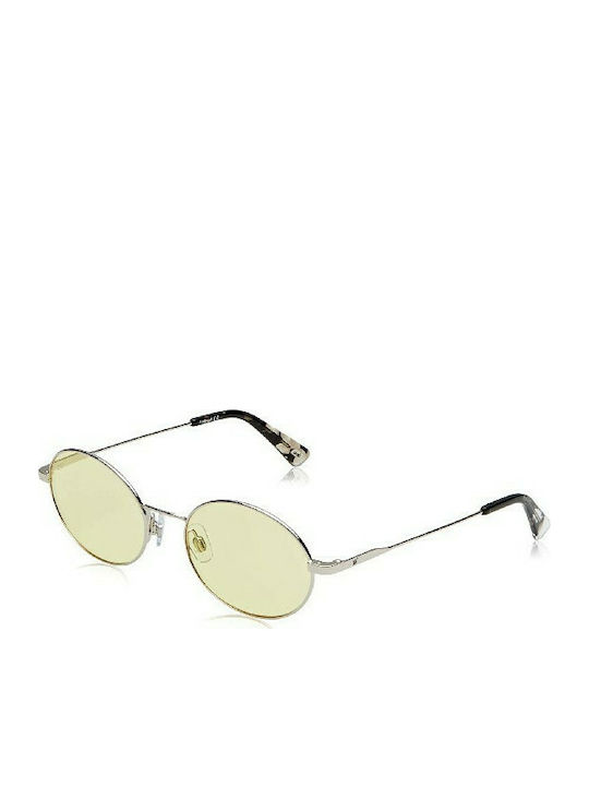 Web Sonnenbrillen mit Silber Rahmen und Gelb Linse WE0255 16E