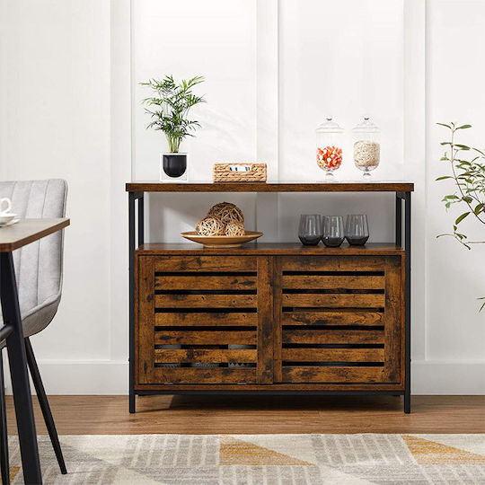 Sideboard Wooden Coffee 100x35x80cm