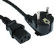 Tele Schuko - IEC C13 Kabel 1.5m Schwarz (CR-540B)