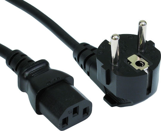 Tele Schuko - IEC C13 Kabel 1.5m Schwarz (CR-540B)