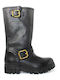 Komis & Komis Leather Women's Boots with Zipper Black