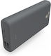 HAMA Supreme Power Bank 24000mAh με 2 Θύρες USB-A και Θύρα USB-C Γκρι