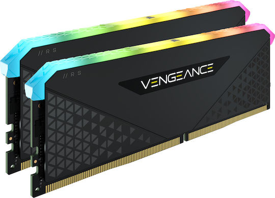 メモリー Corsair Vengeance RGB RS DDR4 64GB Corsair Vengeance RGB RS 64GB DDR4 RAM cu 2 module (2x32GB) și