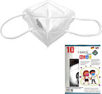 Famex Disposable Protective Mask FFP2 NR Kids White 1pcs