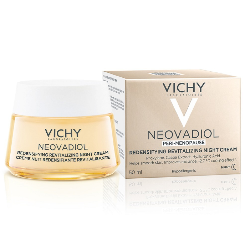 Vichy Neovadiol Peri-Menopause Κρέμα Προσώπου Νυκτός για Αντιγήρανση, Σύσφιξη & Λάμψη με Υαλουρονικό Οξύ 50ml