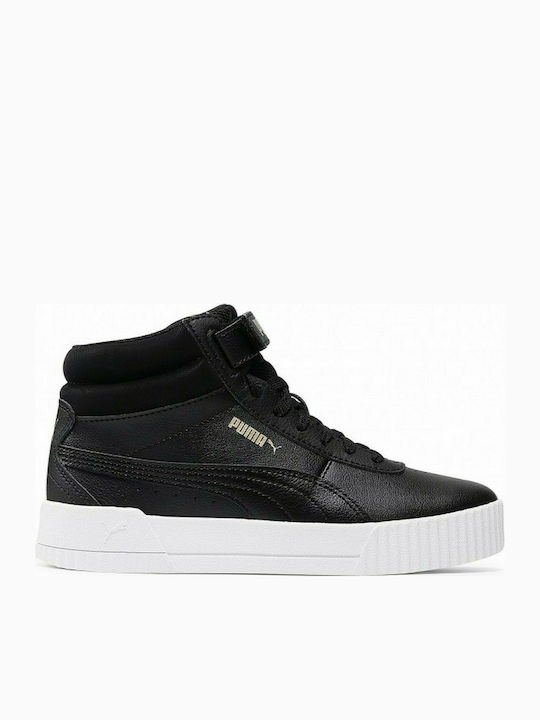 Puma Παιδικό Sneaker High Carina Μαύρο