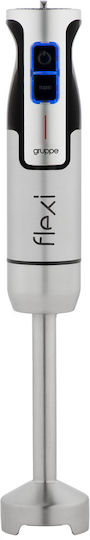 Gruppe Flexi Handmixer mit Edelstahlstab 800W Silber