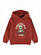 Kinder-Sweatshirt mit Kapuze Orange