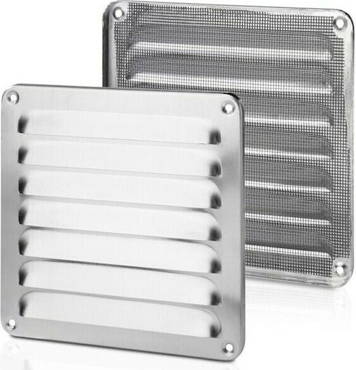Inofix Lüftungsgitter 15x15cm Quadratisch mit Gitter