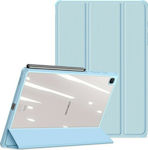 Dux Ducis Toby Armored Flip Cover Piele artificială / Plastic / Piele Albastru deschis (Galaxy Tab S6 Lite 10.4)