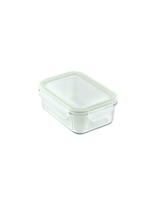 Pal Lunch Box Glass Green Suitable for for Lid for Microwave Oven 2000ml 1pcs