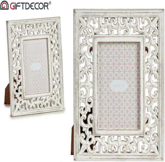 Gift Decor Wooden Photo Frame White