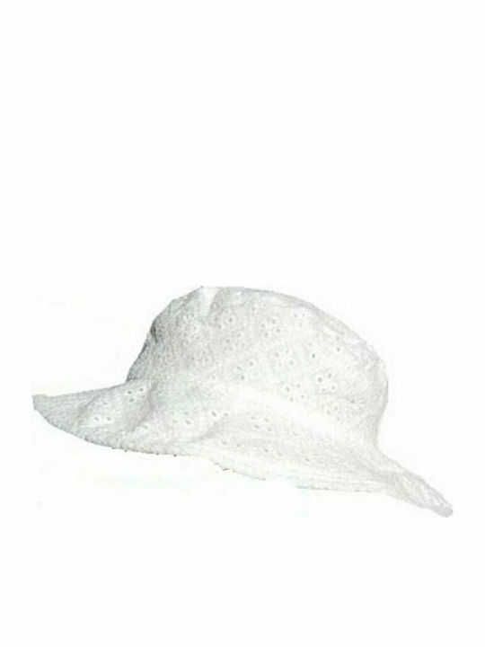 Minene Kids' Hat Bucket Fabric White