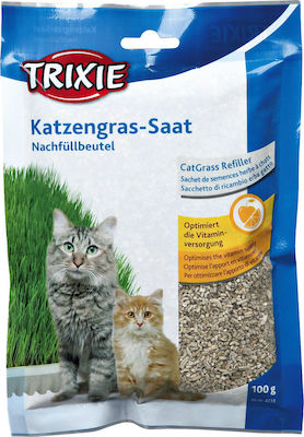 Trixie Grass Cat Grass Replacement Bag 100g. 4233