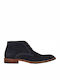 Linnus Suede Μαύρα Ανδρικά Μποτάκια