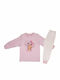 Pretty Baby Set Top & Bottom Kids Winter Pyjamas Pink