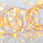 100 Lights LED 9.9m. Natural White in String 1pcs