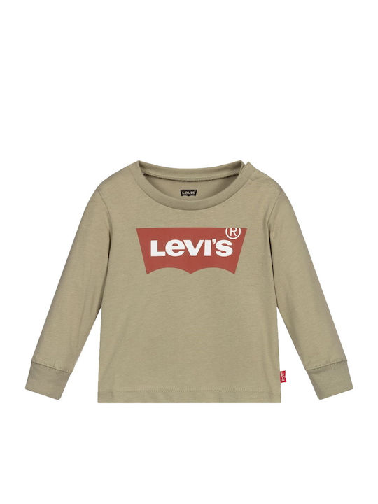 Levi's Детска Блуза Дълъг Ръкав Каки