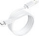 Borofone Harmony BX55 USB 2.0 Kabel USB-C männlich - USB-A Weiß 1m