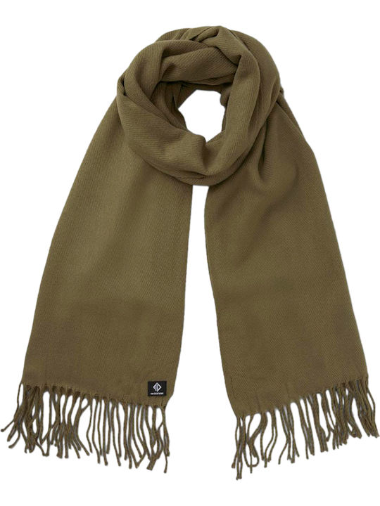 Tom Tailor Men's Scarf Dry Greyish Olive