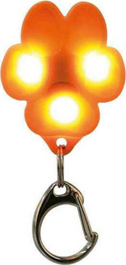 Trixie Flasher LED Ταυτότητα Σκύλου Πατούσα με Φως Κόκκινη Πλαστική