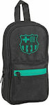 F.C. Barcelona Fabric Pencil Case F.C. Barcelona with 2 Compartments Black