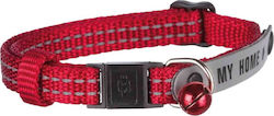 Trixie Katzenhalsband mit Adressschild Rot