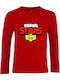 Children's long sleeve "Brawl Stars", Red