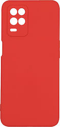 Sonique Liquid Umschlag Rückseite Silikon Rot (Realme 8 5G)