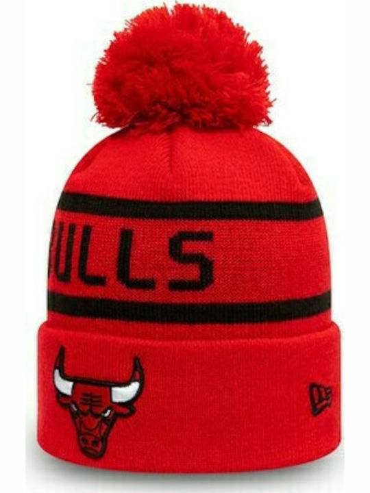 New Era Chicago Bulls Σκουφάκι Πλεκτό Κόκκινο