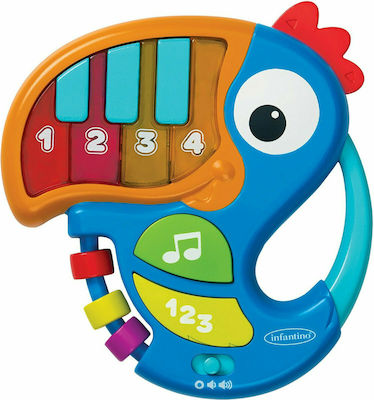 Infantino Piano & Numbers Learning Toucaln με Μουσική για 6+ Μηνών