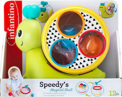 Infantino Schiebespielzeug Speedy's Magical Shell mit Musik für 12++ Monate