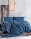 Rythmos Sheet Sets Queen 230x270cm. Charisma Blue 4pcs