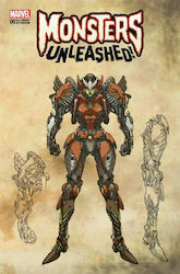 Monsters Unleashed, Том. 3 #3 Yu Monster Variant Cover