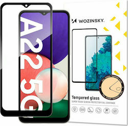 Wozinsky Super Tough Frame Tempered Glass Black (Galaxy A22 5G)