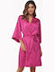 Bonatti Damen Satin Robe Fuchsie Maida