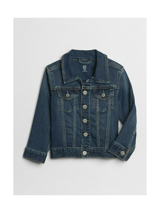 GAP Kids Denim Jacket Short Blue