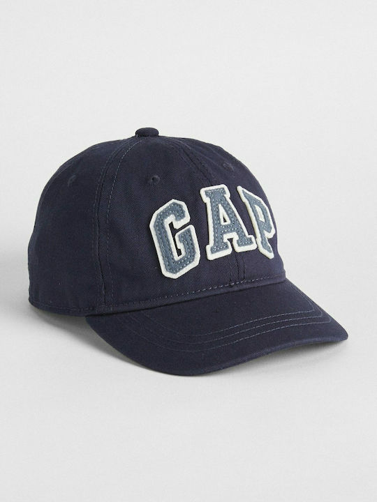 GAP Παιδικό Καπέλο Jockey Υφασμάτινο Μπλε