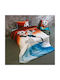 SB Home Soccer Set Kids Duvet Cover Single with Pillowcase Cotton Blue 160x240cm