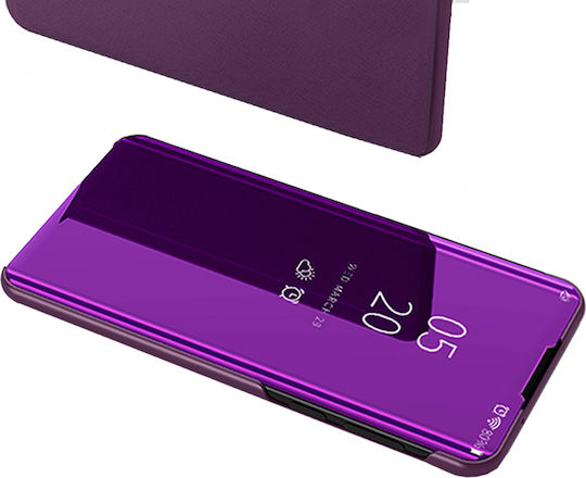 Clear View Cover Book Plastic Violet (Poco F3 / Mi 11i)